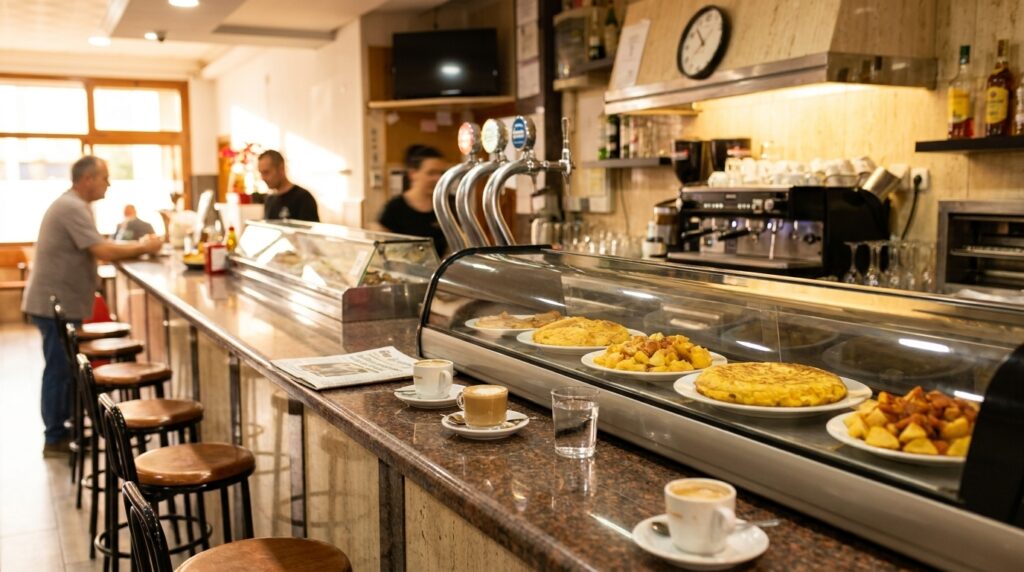 Barra de La Nueva Dama, cafetería y tapería en El Altet